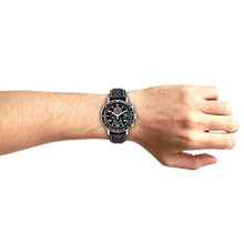 Load image into Gallery viewer, Citizen Eco-Drive Brycen Chronograph Mens Watch, Stainless Steel with Leather strap, Weekender, Black (Model: CA0649-14E)