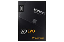 Load image into Gallery viewer, Samsung 870 EVO SATA III SSD 1TB 2.5” Internal Solid State Hard Drive, Upgrade PC or Laptop Memory and Storage for IT Pros, Creators, Everyday Users, MZ-77E1T0B/AM