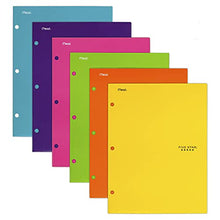 Load image into Gallery viewer, Five Star 4 Pocket Folders, 2 Pocket Folders plus 2 additional Pockets, Assorted Colors, 6 Pack (38056)
