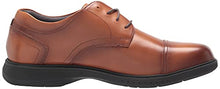 Load image into Gallery viewer, Nunn Bush Men's PRO Cap Toe Oxford with KORE Slip Resistant Comfort Technology, Cognac, 9