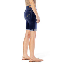 Load image into Gallery viewer, Signature by Levi Strauss & Co. Gold Label Women's Totally Shaping Pull On Bermuda Shorts (Standard and Plus), Sea and Sky, 10
