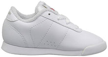 Load image into Gallery viewer, Reebok Unisex-Kid's Princess Sneaker, White/Grey, 1 M US Little Kid