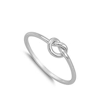 Load image into Gallery viewer, Infinity Knot Love Cute Ring New .925 Sterling Silver Band Size 7