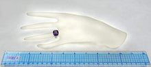Load image into Gallery viewer, RB Gems Sterling Silver 925 Ring Genuine Gems Cushion 12 mm Rhodium-Plated Finish Cocktail Style (9, Amethyst)