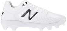 Load image into Gallery viewer, New Balance Men's 4040 V5 TPU Molded Baseball Shoe, All White/White, 10 M US