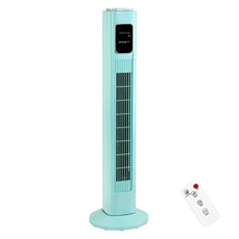 Load image into Gallery viewer, R.W.FLAME Tower Fan with Remote Control, Standing fan for office, Oscillating fan for home with children/pets/elders,Time Settings,LCD display,45W,Oscillation, 36", Green