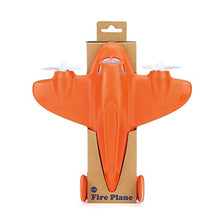 Load image into Gallery viewer, Green Toys Fire Plane - Pretend Play, Motor Skills, Kids Bath Toy Vehicle. No BPA, phthalates, PVC. Dishwasher Safe, Recycled Plastic, Made in USA.