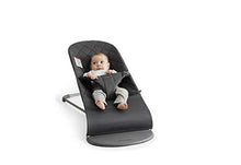 Load image into Gallery viewer, BabyBjörn Bouncer Bliss, Quilted Cotton, Anthracite (006021US)