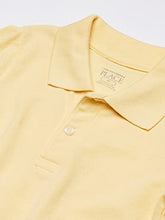Load image into Gallery viewer, The Children's Place Boys' Baby and Toddler Uniform Long Sleeve Pique Polo, New Yellow, 6-9 Months