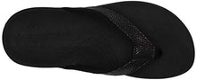 Load image into Gallery viewer, Clarks Women's Brio Sol Flip-Flop, Black Snake Synthetic, 080 M US
