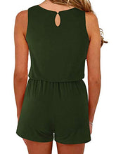 Load image into Gallery viewer, ANRABESS Women Spaghetti Strap Elastic Waist Summer Casual Short Pant Rompers Jumpsuits jiuhong-S A246