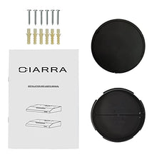 Load image into Gallery viewer, Under Cabinet Range Hood 30 inch with Anti-fingerprint Design, Black Slim Vent Hood with 3 Speed Exhaust Fan, Ducted and Ductless Convertible, CIARRA CAB75918B