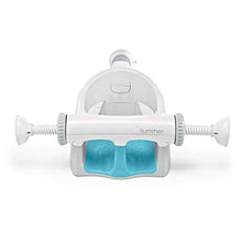 Load image into Gallery viewer, Summer My Bath Seat Soft Support (Aqua ) – Contoured Bath Seat for Children Transitioning to the Adult Bathtub – Features Drain Holes, Sure & Secure Suction Cups, and Spacious Open-Side Design