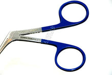 Load image into Gallery viewer, New German Hartman Alligator Micro Forceps 3.5 Inches Serrated Blue Rings ENT Instruments CYNAMED