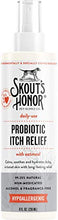 Load image into Gallery viewer, SKOUT'S HONOR: Probiotic Itch Relief Spray for Dogs & Cats - Anti-Itch Spray with Oatmeal - 8 fl oz - Soothes and Hydrates Itchy, Irritated Skin - Hypoallergenic - Non-Medicated - Long-Lasting Relief