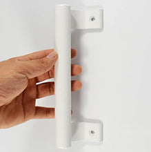 Load image into Gallery viewer, 8 inches Aluminum Alloy Sliding Door Handle Balcony Glass Door Handle Bathroom Closet Door Handle Warehouse Door Garden Door Handle Modern Metal Handle (White)