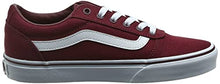 Load image into Gallery viewer, Vans Women's WM Ward Sneaker, Red ((Canvas) Burgundy Olq), 8