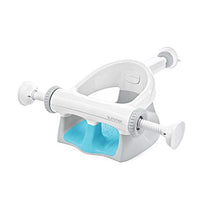 Load image into Gallery viewer, Summer My Bath Seat Soft Support (Aqua ) – Contoured Bath Seat for Children Transitioning to the Adult Bathtub – Features Drain Holes, Sure & Secure Suction Cups, and Spacious Open-Side Design