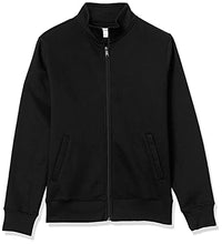 Load image into Gallery viewer, Amazon Essentials Men's Full-Zip Fleece Mock Neck Sweatshirt, Black, Large