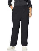 Load image into Gallery viewer, Chic Classic Collection womens Plus Stretch Elastic Waist Pull-on Pant Jeans, Black Twill, 18 US