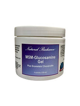 Load image into Gallery viewer, Natural Radiance MSM Gel Plus Glucosamine Bromelain and Chondroitin 4 oz. Jar (Odorless & Unscented)