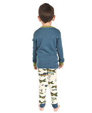 Load image into Gallery viewer, Lazy One Warm Long-Sleeve PJ Sets for Girls and Boys, Funny Animal Kids' Pajama Sets, Cozy, Comfy, Fishing (Asleep at The Reel, 8)