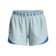Load image into Gallery viewer, Under Armour Women's Play Up 3.0 Shorts , Breaker Blue (478)/Penta Pink , Small