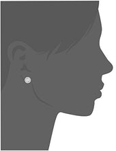 Load image into Gallery viewer, Sterling Silver Diamond Round Stud Earrings (1/2 cttw)