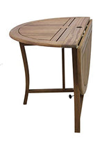 Load image into Gallery viewer, Eucalyptus 43 Inch Round Folding Deck Table