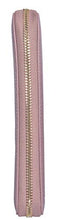 Load image into Gallery viewer, Easyoulife Credit Card Holder Wallet Womens Zipper Leather Case Purse RFID Blocking (Pink)