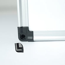 Load image into Gallery viewer, XBoard Double-Sided 36 x 24 Inch Magnetic Dry Erase Board Set - Wall Mounted 3' x 2' Reversible Whiteboard with 1 Dry Eraser & 3 Dry Erase Markers & 4 Push Pin Magnets