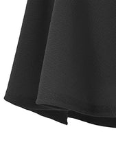 Load image into Gallery viewer, Urban CoCo Women's Basic Versatile Stretchy Flared Casual Mini Skater Skirt (Large, Black)