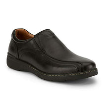 Load image into Gallery viewer, Dockers Mens Mosley Leather Dress Casual Slip-On Shoe, Black Polished, 10 M