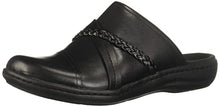 Load image into Gallery viewer, Clarks Women's Laurieann Step Clog, Black Leather, 8