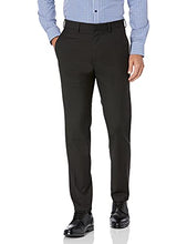 Load image into Gallery viewer, Kenneth Cole REACTION Men's Premium Stretch Texture Weave Slim Fit Dress Pant, Black, 34Wx32L