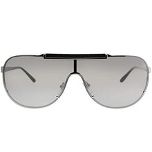 Load image into Gallery viewer, Versace Women's Greca Shield Sunglasses, Silver/Silver, One Size