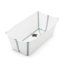 Load image into Gallery viewer, Stokke Flexi Bath, White - Foldable Baby Bathtub - Lightweight, Durable & Easy to Store - Convenient to Use at Home or Traveling - Best for Newborns & Babies