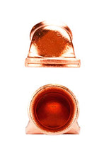 Load image into Gallery viewer, RockDIG 50 PCS AWG 8/6/4/2 Heavy Duty Bare Copper Wire Lugs, Closed-End Tubular Ring Terminals, Battery Electrical Cable Wire Connectors Assortment Kit(with 50 PCS Heat Shrink Tubings Set)