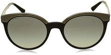 Load image into Gallery viewer, Versace Womens Metal Mesh Collection Sunglasses (VE4330) Black/Grey Plastic,Nylon - Non-Polarized - 53mm