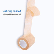 Load image into Gallery viewer, 12 Bulk Pack Cohesive Tape, Self Adherent Wrap 2 Inches X 5 Yards - Self Adhesive Bandage Medical Vet Wrap for First Aid, Sports Protection and Wrist, Ankle Sprains & Swelling