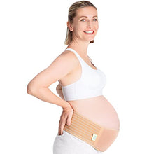 Load image into Gallery viewer, KeaBabies Maternity Belly Band for Pregnancy - Soft & Breathable Pregnancy Belly Support Belt - Pelvic Support Bands - Tummy Band Sling for Pants - Pregnancy Back Brace (Classic Ivory, One Size)