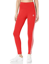 Load image into Gallery viewer, adidas Originals Women's 3 Stripes Tights, Lush Red/White, 2XS