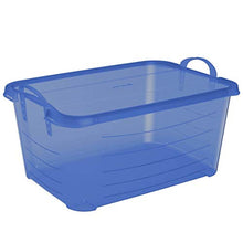 Load image into Gallery viewer, Life Story Blue Closet Organization & Storage Box Container, 55 Quart (4 Pack)