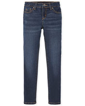 Load image into Gallery viewer, The Children's Place Girls Super Skinny Jeans,Dk Twilight Wash Single,12S