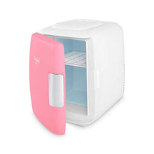 Load image into Gallery viewer, Cooluli Skincare Mini Fridge for Bedroom - Car, Office Desk & Dorm Room - Portable 4L/6 Can Electric Plug In Cooler & Warmer for Food, Drinks, Beauty & Makeup - 12v AC/DC & Exclusive USB Option, Pink