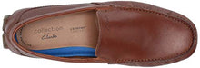 Load image into Gallery viewer, Clarks mens Markman Plain Driving Style Loafer, Dark Tan Leather, 10 US