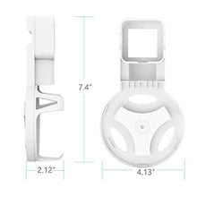 Load image into Gallery viewer, Outlet Wall Mount Stand for Smart Home Speakers Voice Assistants Dot 3rd Gen Hanger Holder Case Bracket Space Saving Perfect Accessories Without Messy Wires or Screws (AMM002-W), White by WALI