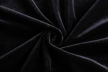Load image into Gallery viewer, HANGJIA Men's Hoodies Hip Hop Swag Velvet Velour Long Sleeve Hooded Sweatshirt Black XL
