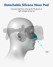 Load image into Gallery viewer, KIWI design VR Facial Interface Bracket with Anti-Leakage Nose Pad, 2 pcs PU Leather Anti-Dirt Sweat-Proof Foam Face Cover Pad for Valve Index Accessories