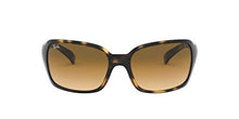 Load image into Gallery viewer, Ray-Ban Women's RB4068 Sunglasses, Light Havana/Brown Gradient, 60 mm